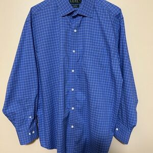 Ralph Lauren Blue Plaid Men's Shirt